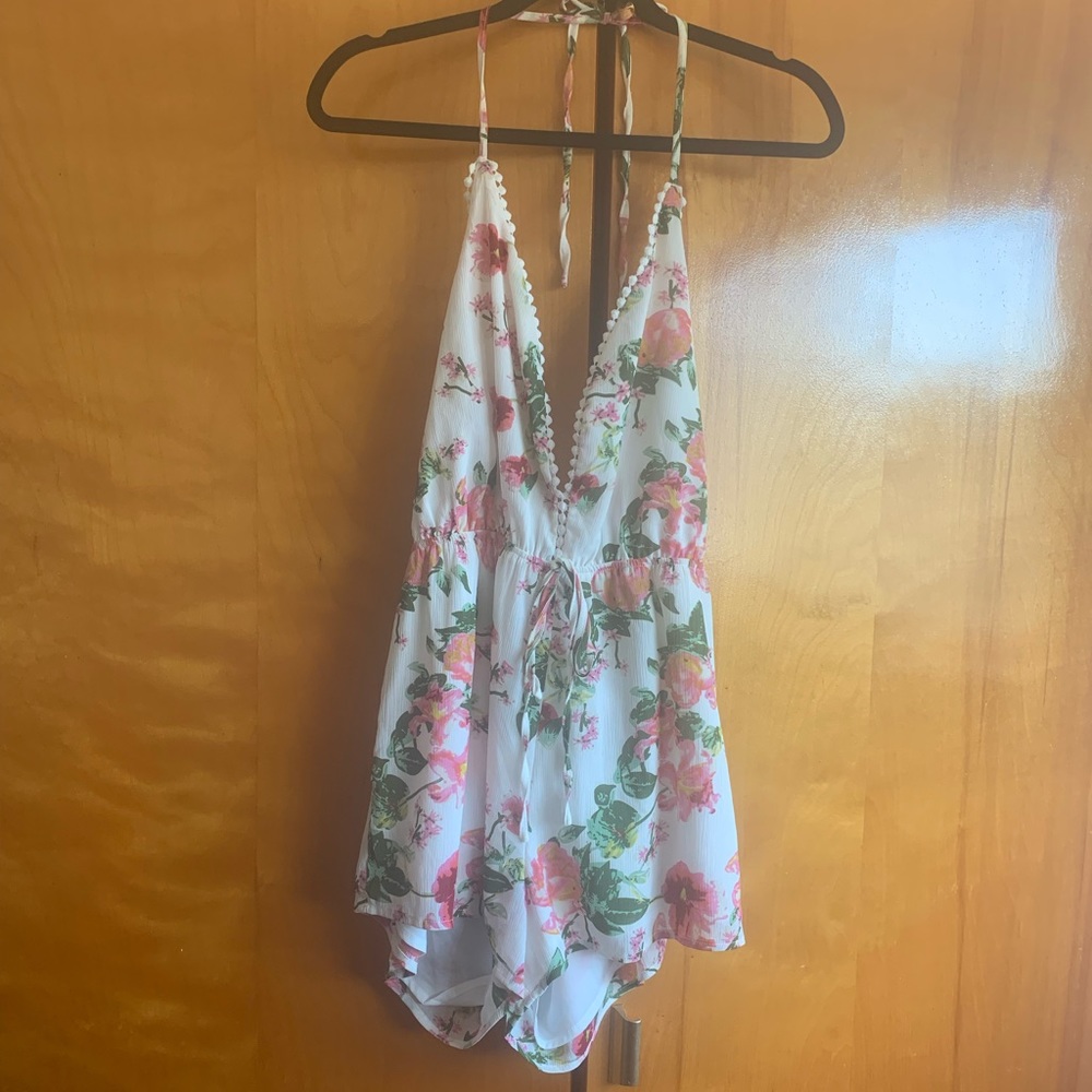 Low Back Halter Romper